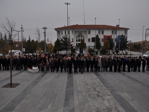 İlçemizde 10 Kasım Gazi Mustafa Kemal Atatürk’ü Anma Günü Töreni Düzenlendi